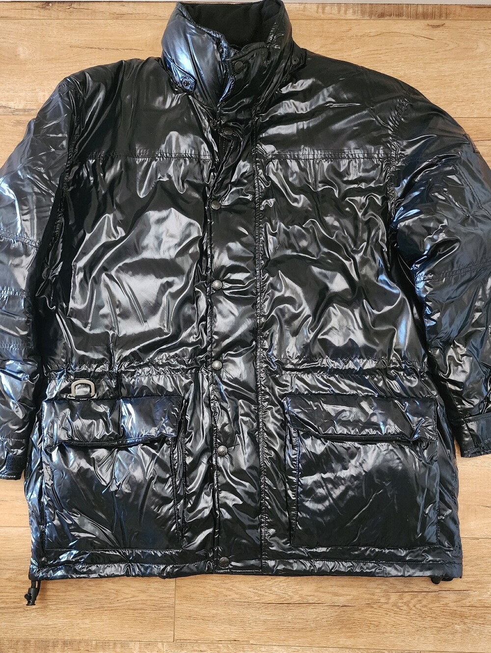 Vintage Polo Sport Ralph Lauren Men's L Glossed 80% Down Snow Jacket NO HOOD